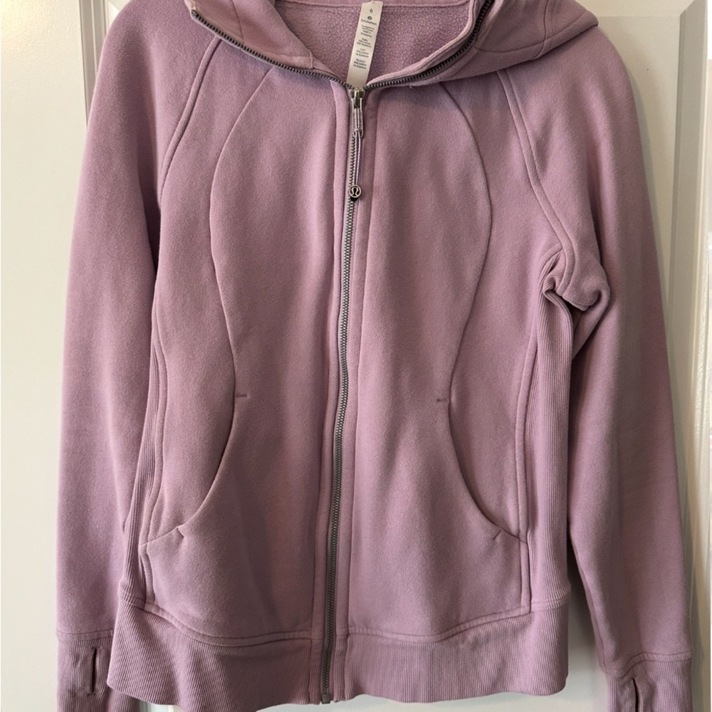 Lululemon Lavender Zip-Up Hoodie